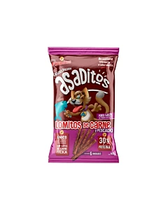 Lomitos De Carne Y Pescado Para Perros Pets Class 40 G 6u