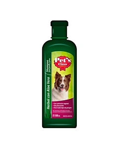 Shampoo Para Mascotas Pets Class Aloe Vera 500ml
