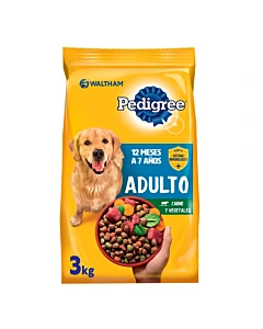 Alimento Seco Para Perro Pedigree Adulto Carne Y Vegetales 3kg