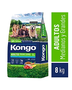 Alimento Perro Kongo Adultos Mix 8kg