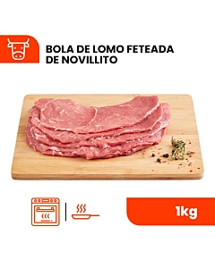 Bola De Lomo Feteada De Novillito Envasado Al Vacío 1 Kg