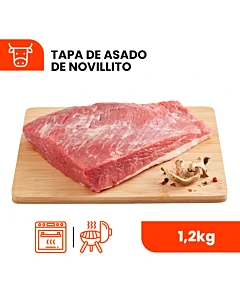 Tapa De Asado De Novillito Envasado Al Vacío 1,2 Kg