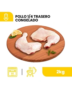 Pollo 1/4 Trasero Congelado 2 Kg