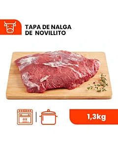 Tapa De Nalga De Novillito Envasado Al Vacío 1.3 Kg