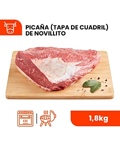 Picaña (Tapa De Cuadril) De Novillito Envasado Al Vacío 1.8 Kg