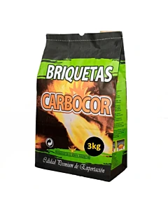 Briquetas Carbocor 3 Kg