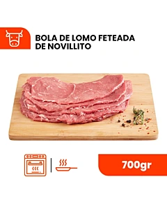 Bola De Lomo Feteada De Novillito 700 G