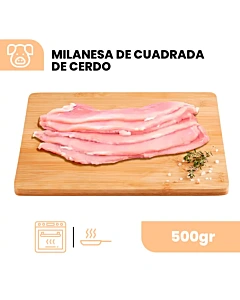 Milanesas De Cuadrada De Cerdo 500 G
