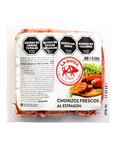 Chorizos Frescos La Divisa Al Estragón 400 G