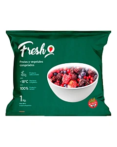 Mix De Frutos Rojos Con Frutilla Fresh Congelados 1 Kg