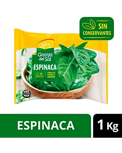 Espinaca Granja Del Sol Congelada 1kg