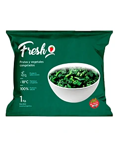 Espinaca Fresh Congelada 1 Kg