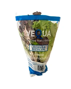 Lechuga Bicolor Vequa Cultivos Hidropónicos Paquete 180 G 1 U
