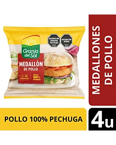 Medallones Granja Del Sol De Pollo 4 U