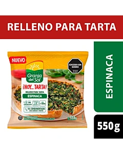 Relleno Para Tarta Granja Del Sol Espinaca 550 G