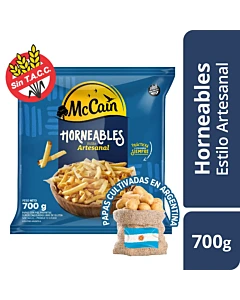 Papas Fritas Bastón Mc Cain Horneables Estilo Artesanal 700g