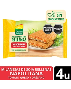 Milanesas De Soja Granja Del Sol Napolitana 4u 380g