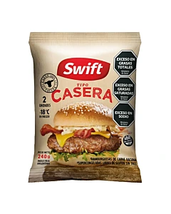 Hamburguesas Swift Tipo Casera 240g 2u