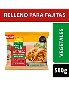 Relleno Para Fajitas Granja Del Sol Vegetales 500 G