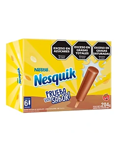 Helado De Palito Nesquik 6 U 204 G