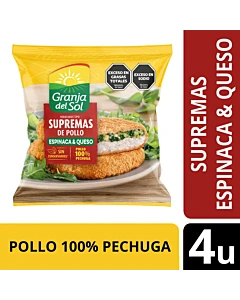 Supremas Granja Del Sol Con Espinaca Y Queso 4 U