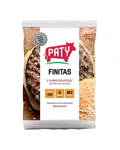 Hamburguesas Paty Finas 2 U 110 G