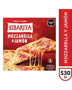 Pizza Sibarita Mozzarella Y Jamón 530g