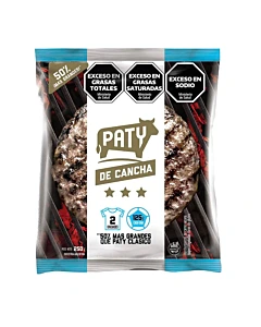 Hamburguesas De Carne Vacua Paty De Cancha 250 G 2u