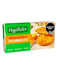 Medallones Vegetalex De Calabaza 300 G 4u