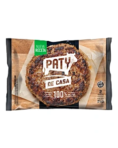 Medallón De Carne Vacuna Paty De Casa 240 G 2u