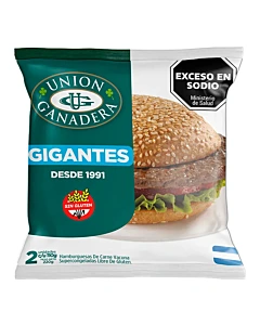 Hamburguesa Unión Ganadera Gigante 2 U 220 G