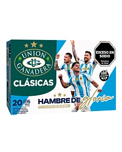 Hamburguesa Unión Ganadera Clásica 20u 1660g