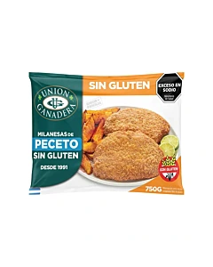 Milanesas De Peceto Unión Ganadera Sin Gluten 750 G