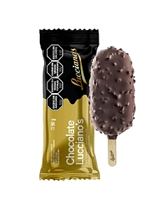Helado Luccianos Chocolate  Con Cobertura De Chocolate Amargo 90 G