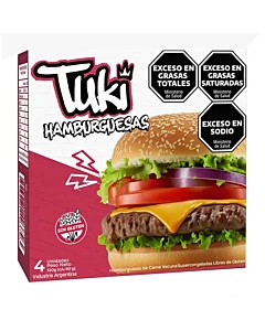 Medallones De Carne Tuki Hamburguesas 4 U 320 G