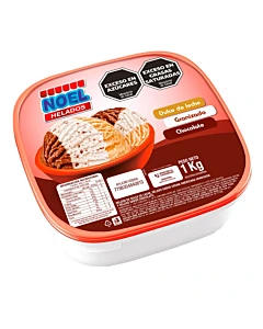 Helado Noel De Dulce De Leche, Granizado Y Chocolate 1 Kg