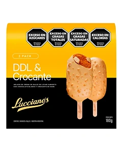 Helado De Palito Lucciano's Ddl & Crocante 2 U 180 G