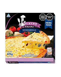 Pizza Pietro Con Mozzarella 470g 1u