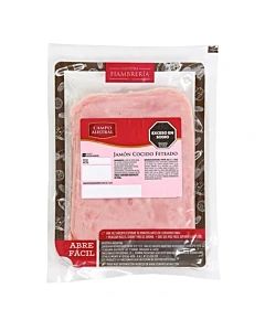 Jamón Cocido Nuestra Fiambrería Campo Austral Feteado 200 G