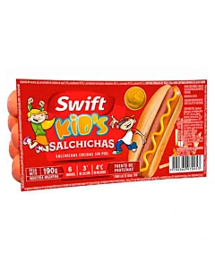 Salchichas Sin Piel Swift  Kids X 6un