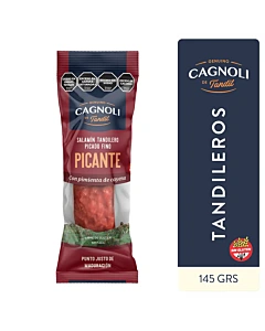 Salame Tandilero Cagnoli Picante 145 G