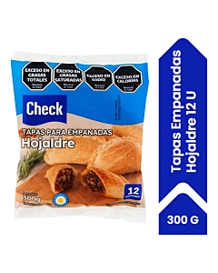 Tapas Para Empanadas Check Hojaldre 300 G 12u