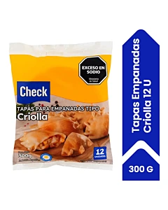 Tapas Para Empanadas Check Criollas 300 G 12u