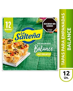 Tapas Empanadas La Salteña Balance 12u 330g