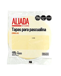 Tapa Para Pascualina Aliada Criolla 400g 2u