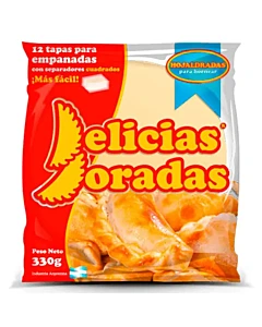 Tapas Para Empanadas Horno Delicias Doradas 330 Gr