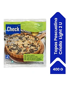 Tapas Pascualina Check Criolla Light 400 G