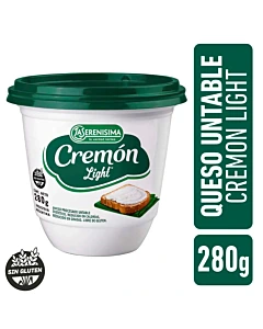Queso Untable La Serenísima Cremón Light 280 G