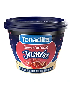 Queso Untable Tonadita Jamón 180 G