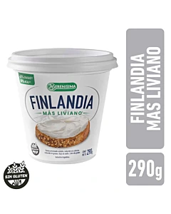 Queso Untable Finlandia Light Sin Sal Agregada 290 G